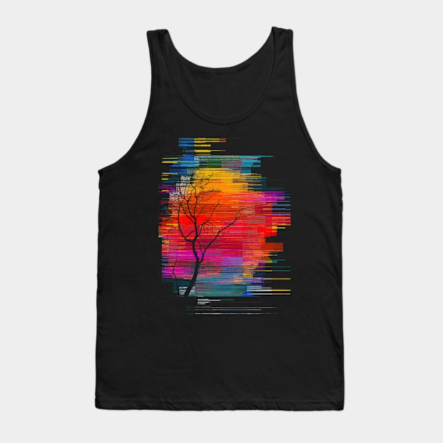 Sunset Fusion Tank Top by bulografik